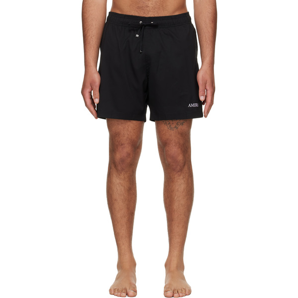  Amiri Black 'amiri' Swim Shorts 