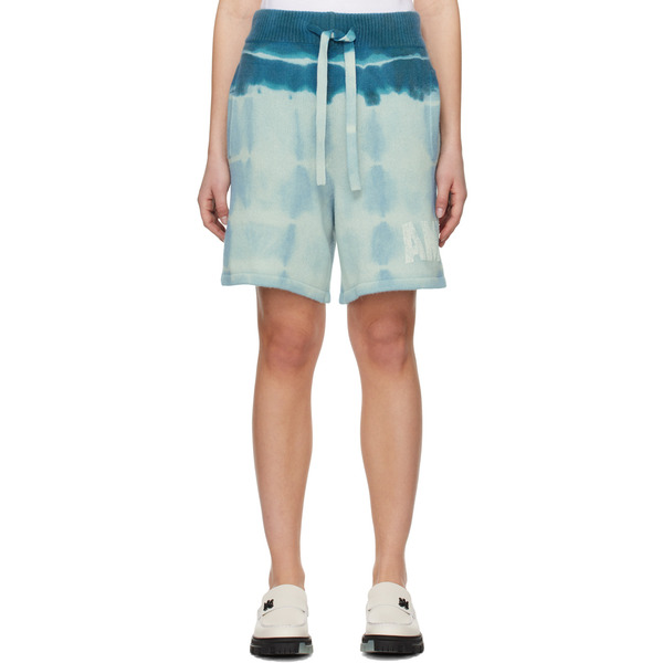  Amiri Blue Tie-dye Shorts 