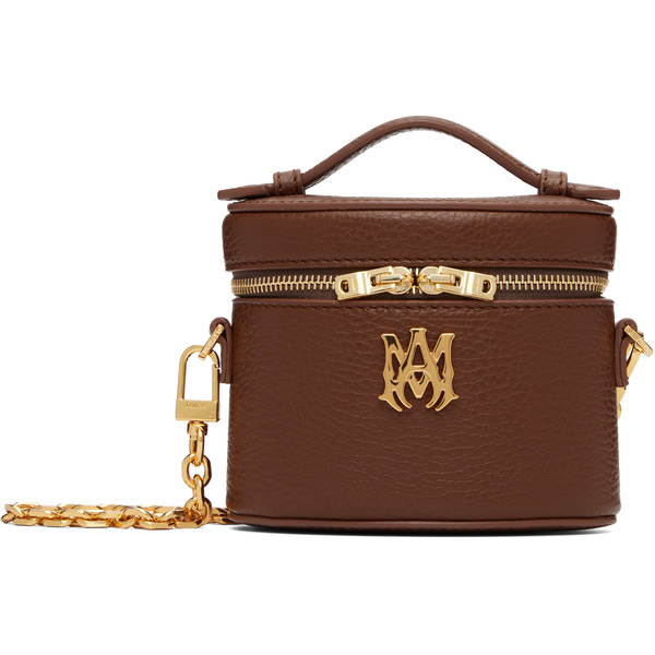  Amiri Brown Nano Vanity Bag 