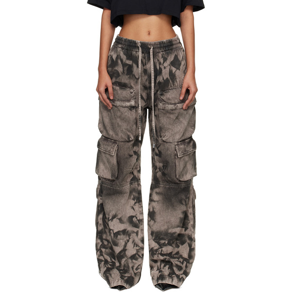  Amiri Gray Washed Cargo Jeans 