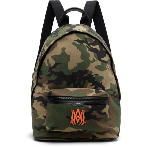  Amiri Khaki Ma Camo Backpack 