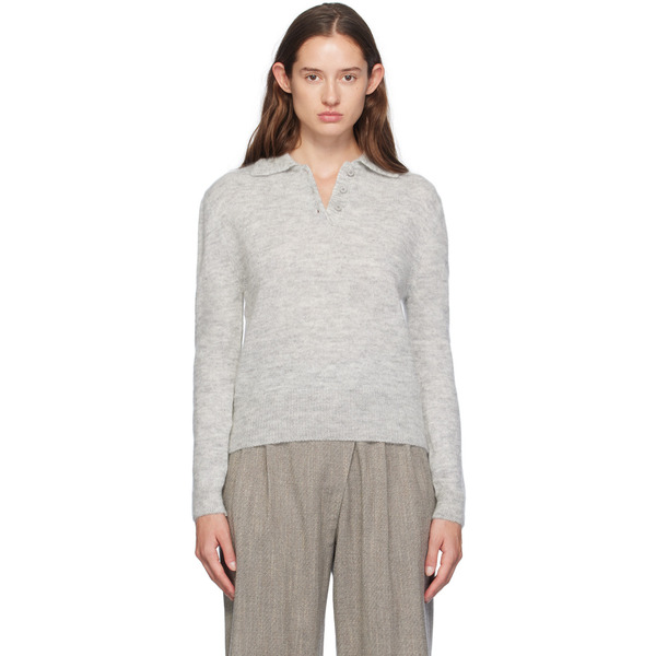  Amomento Gray Mohair Sweater 