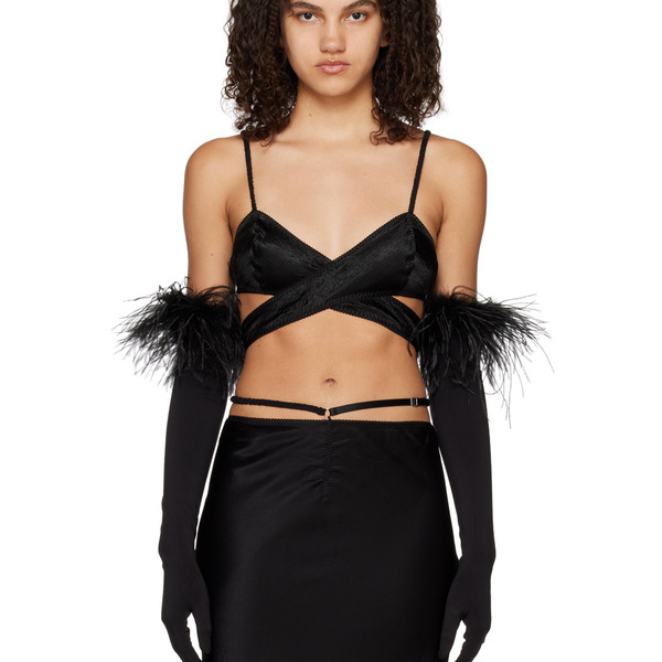  Anna October Black élin Bralette 