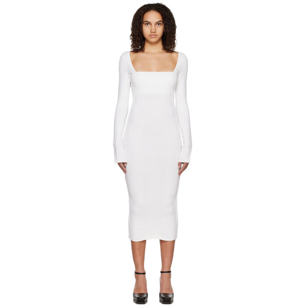  Anna October Off-white Collette Midi Dress 