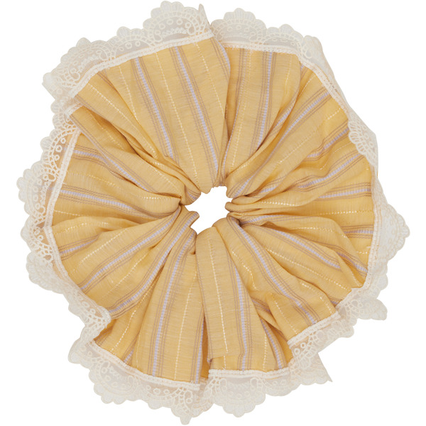  Anna Sui Yellow Lace Scrunchie 