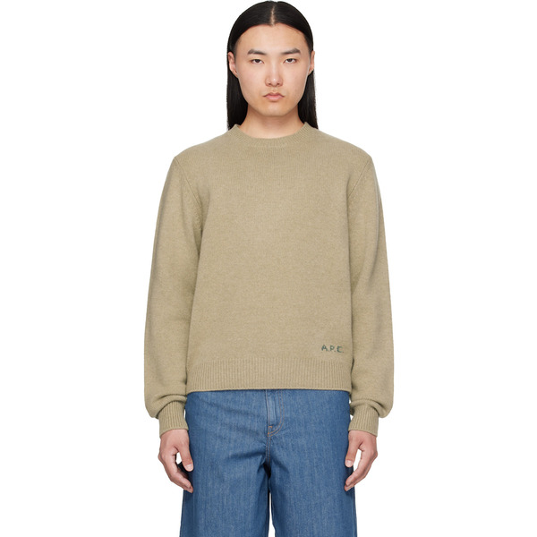  A.p.c. Beige Edmond Sweater 
