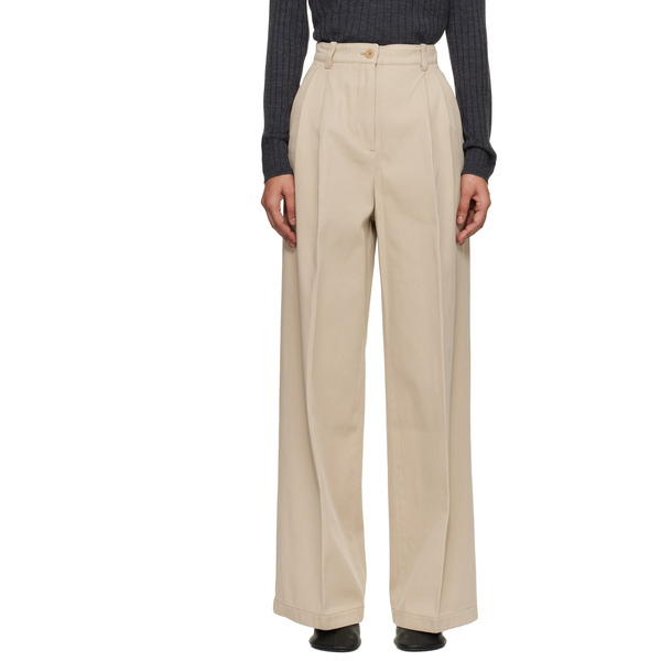  A.p.c. Beige Ginny Trousers 
