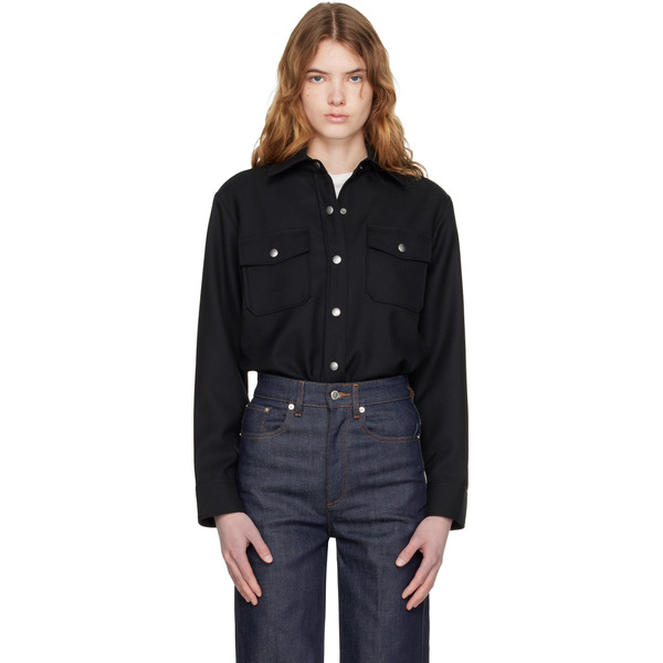  A.p.c. Black Over Shirt 