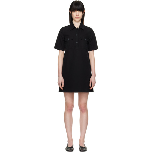  A.p.c. Black Selia Minidress 