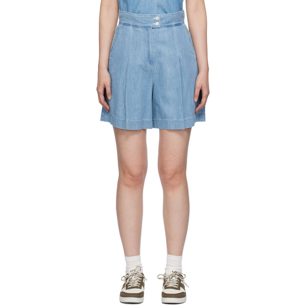  A.p.c. Blue Diane Shorts 