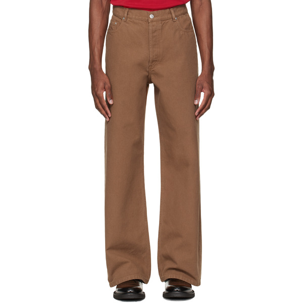  A.p.c. Brown Aaron Jeans 