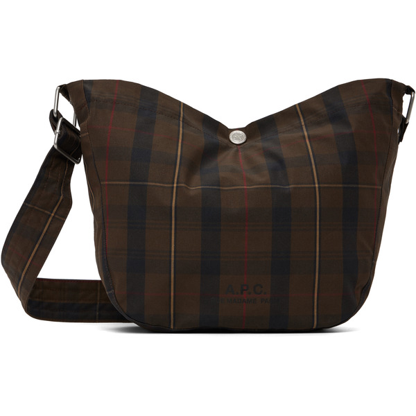 A.p.c. Brown Journal Small Satchel Bag 