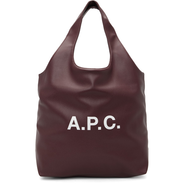 A.p.c. Burgundy Ninon Tote 