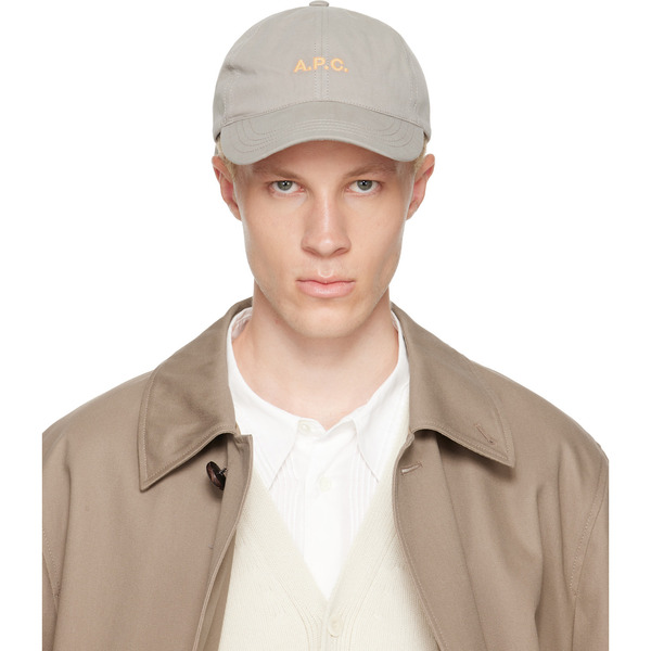  A.p.c. Gray Charlie Cap 