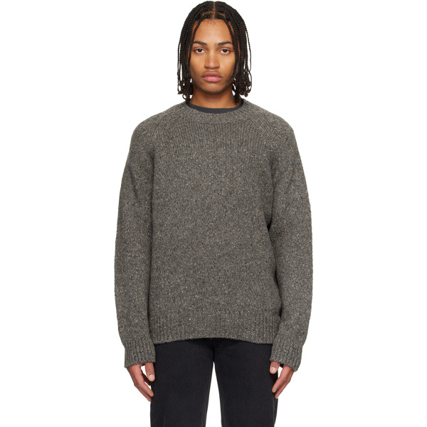  A.p.c. Gray Harris Sweater 