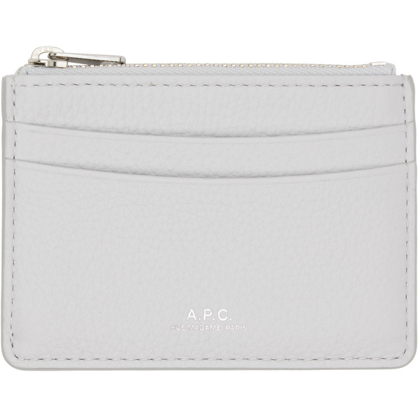  A.p.c. Gray Paris Card Holder 