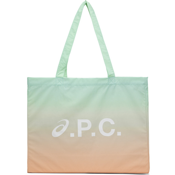  A.p.c. Green & Orange Asics Edition Diane Tote 