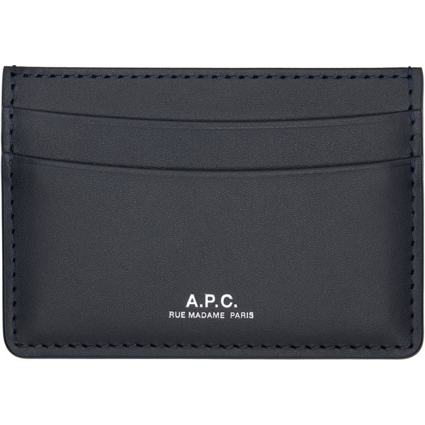  A.p.c. Navy Andre Card Holder 