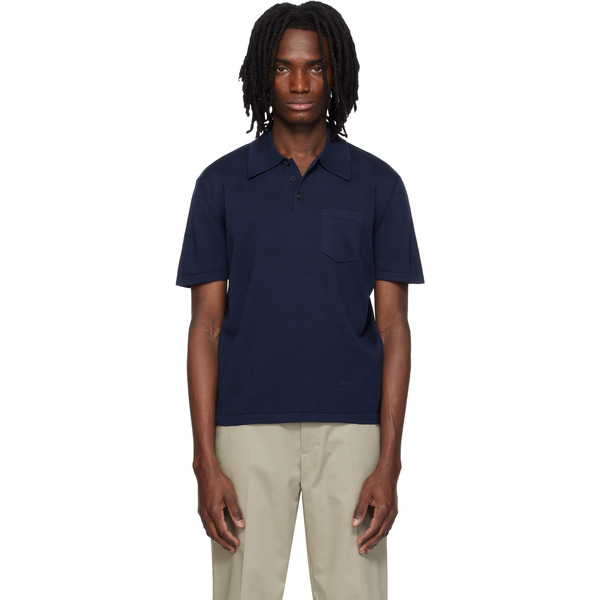  A.p.c. Navy Colin Polo 