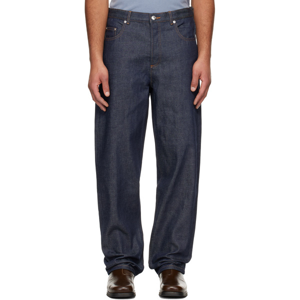  A.p.c. Navy Fairfax Jeans 