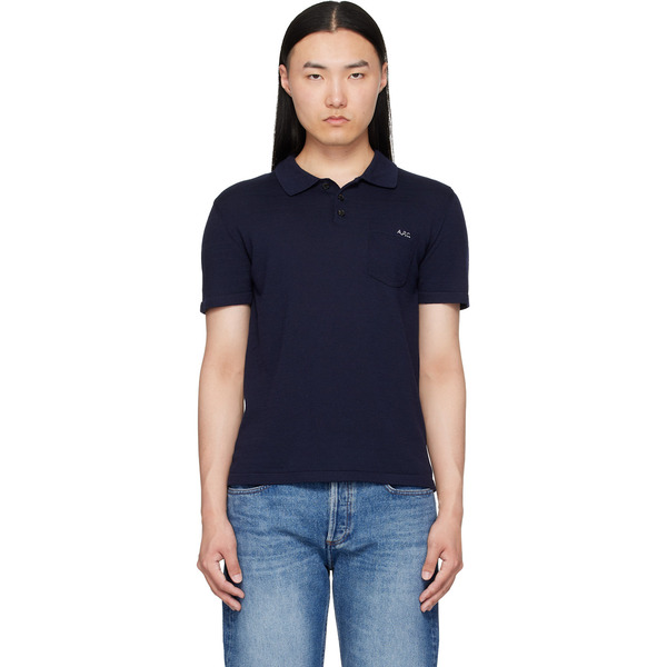  A.p.c. Navy Gide Polo 