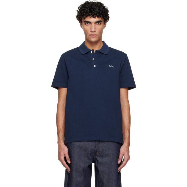  A.p.c. Navy Standard Polo 