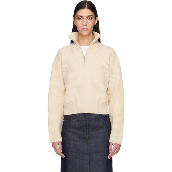  A.p.c. Off-white Wide-rib Sweater 