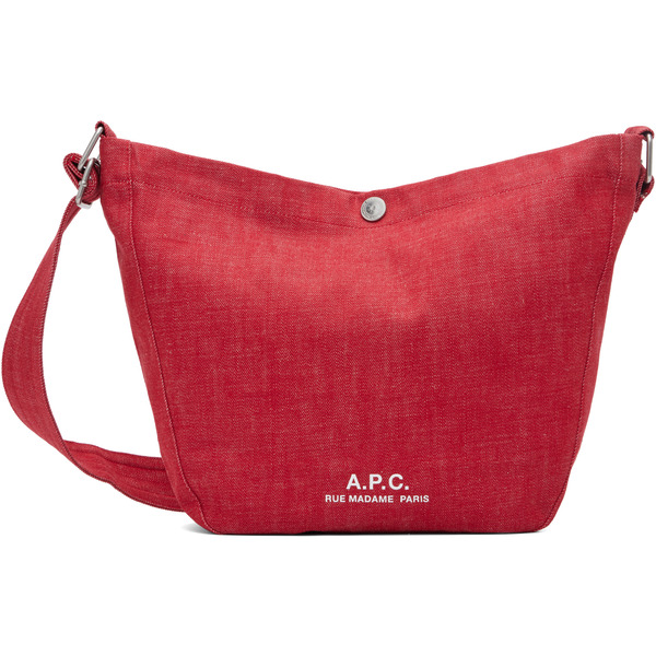  A.p.c. Red Journal Small Satchel 