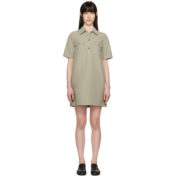  A.p.c. Taupe Selia Minidress 