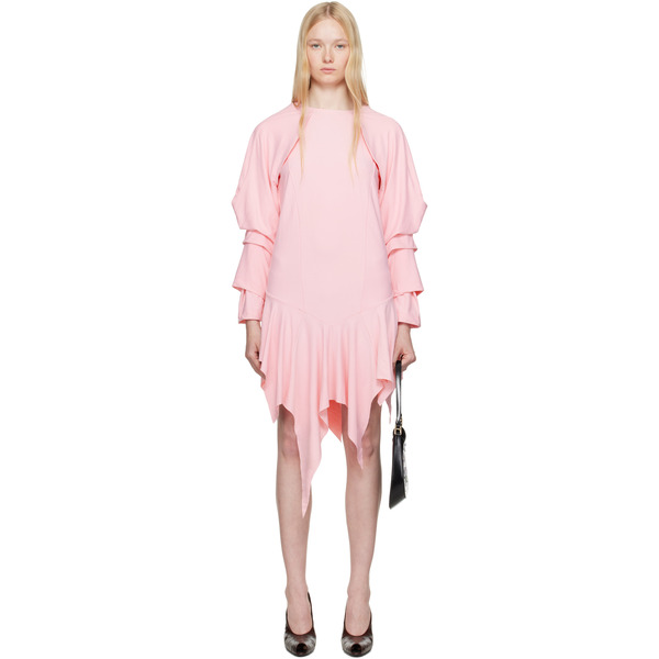  Ashley Williams Pink Wing Minidress 