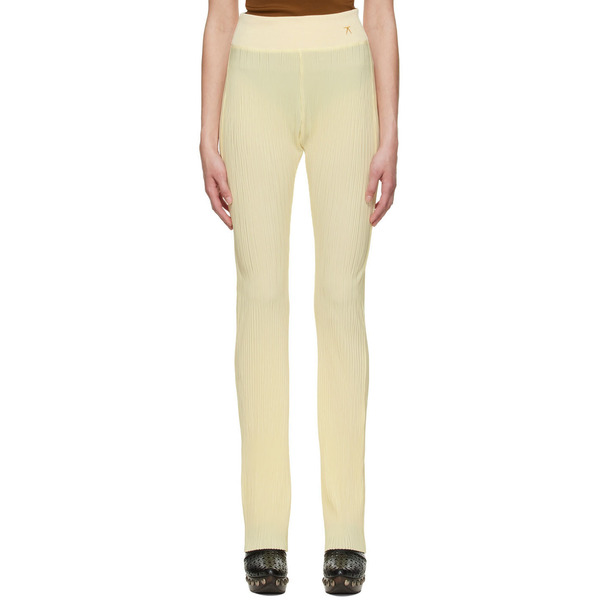  Atlein Yellow Polyester Trousers 