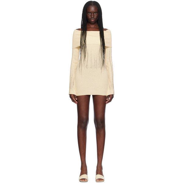  Aya Muse Beige Deva Minidress 