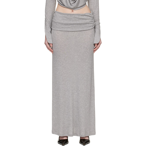  Aya Muse Gray Feyra Midi Skirt 