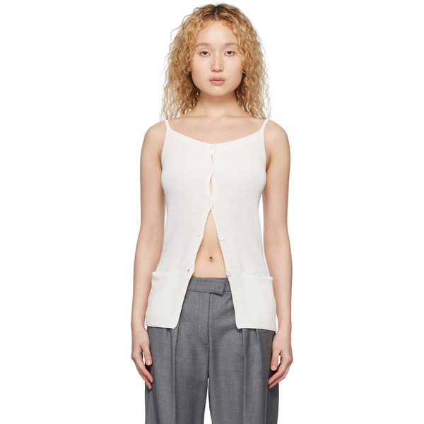  Aya Muse White Odoa Tank Top 