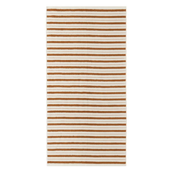  Baina Off-white & Orange Franklin Bath Towel 