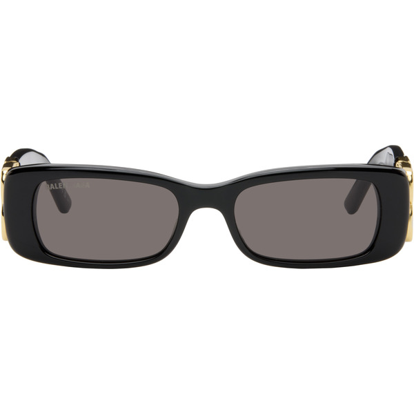  Balenciaga Black Everyday None Rectangular Sunglasses 