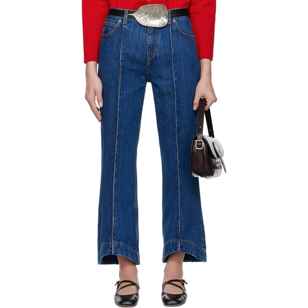  Bally Blue Flare Jeans 