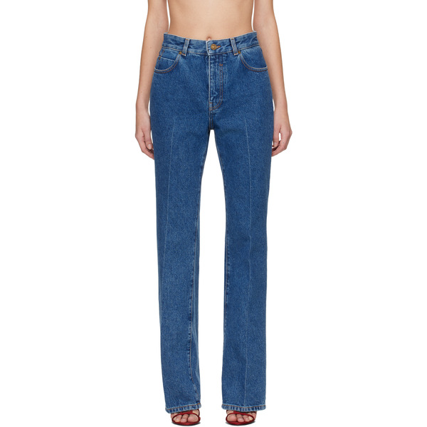  Balmain Blue Boot Cut Jeans 