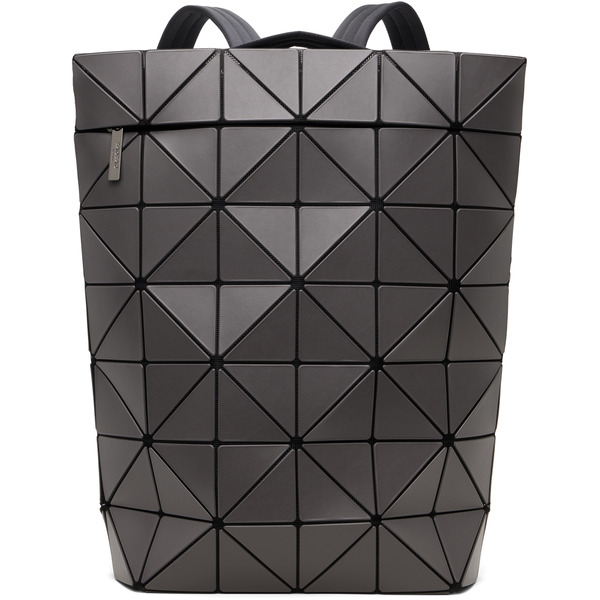  Bao Bao Issey Miyake Gray Blocky Backpack 