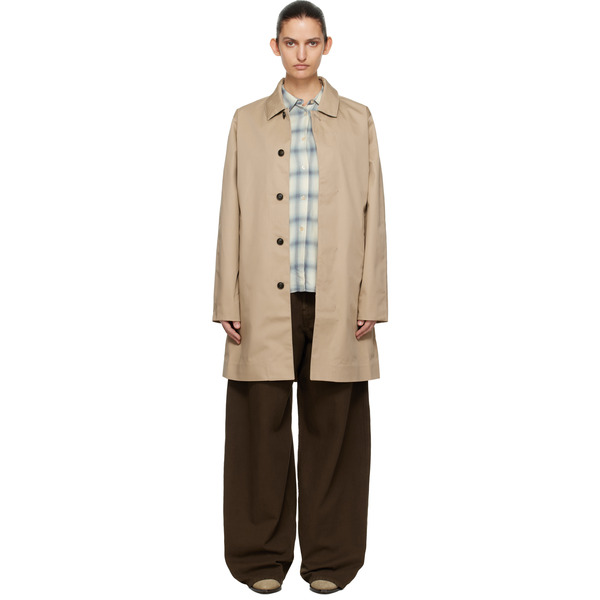  Barbour Beige Rokig Lightweight Mac Jacket 