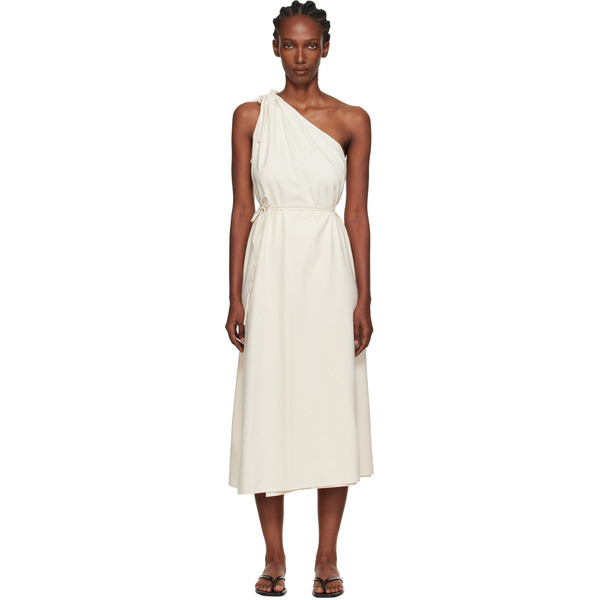  Baserange Off-white View Midi Dress 