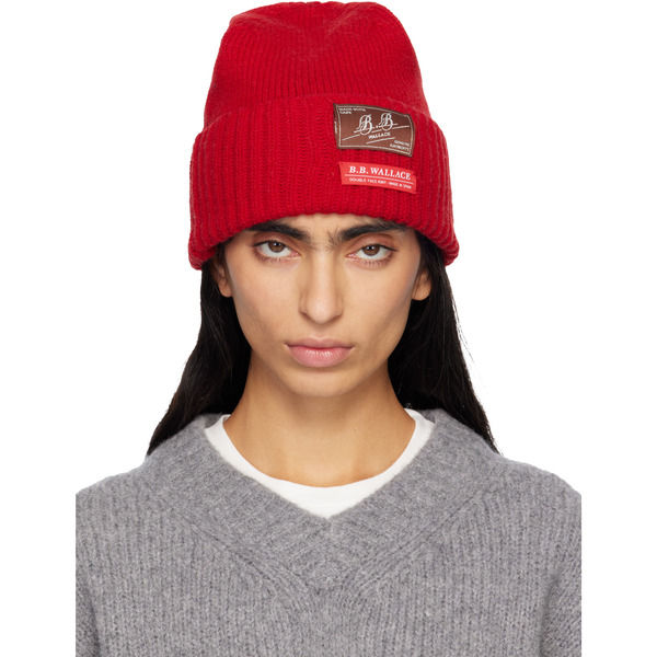  B.b. Wallace Red Peyton Beanie 