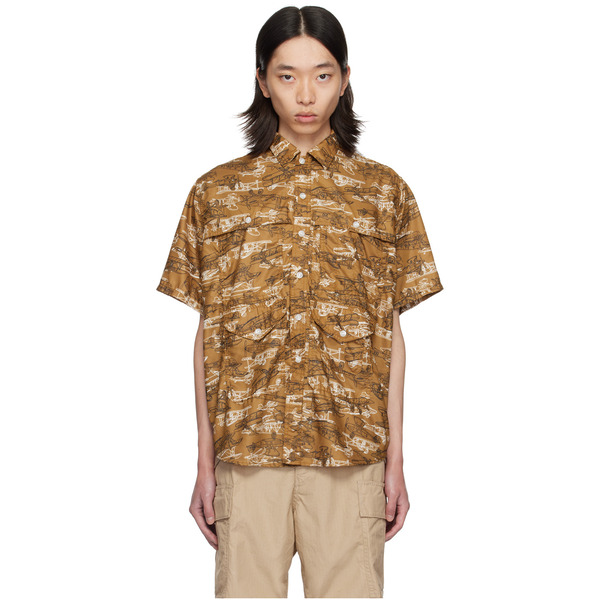 Beams Plus Brown Adventure Ii Shirt 