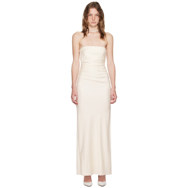  Bec + Bridge Off-white Eternity Maxi Dress 