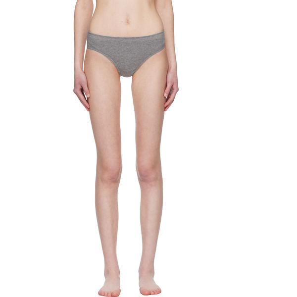  Bellini Bikini Ssense Exclusive Three-pack Gray Alma Briefs 
