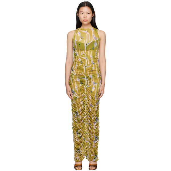  Binya Green Lisa Maxi Dress 