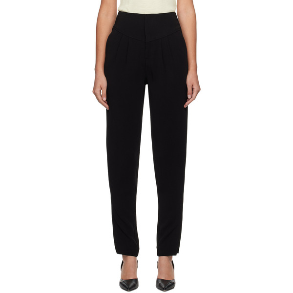  Bite Black Pleated Trousers 