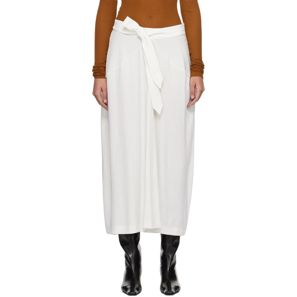  Bite White Strap Maxi Skirt 