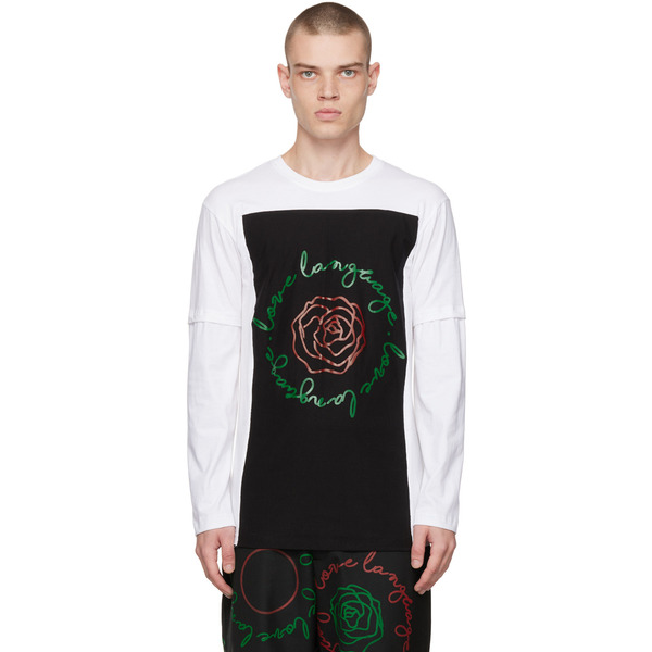 Bloke White 'love Language' T-shirt 