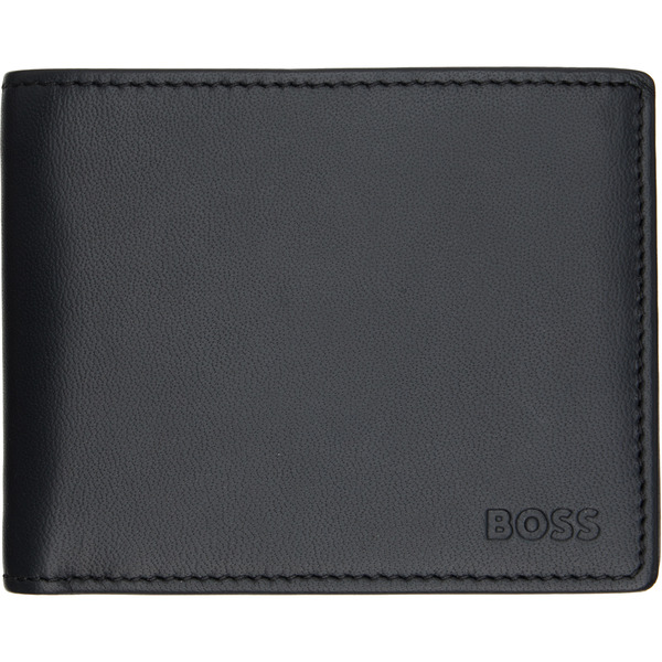  Boss Black Embossed Logo Coin Wallet 
